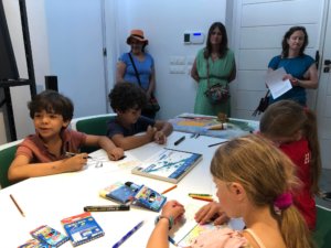 workshop avec les enfants